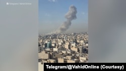 تصویری از حملۀ امریکا و اسراییل بر ایران