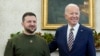 Rais wa Ukraine Volodymyr, na Rais wa Marekani Joe Biden.