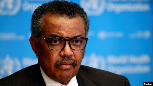 Tổng giám đốc Tổ chức Y tế Thế giới Tedros Adhanom Ghebreyesus.