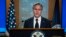 Госсекретарь США Антони Блинкен на пресс-брифинге в Госдепартаменте в Вашингтоне, 17 июля 2023 года.