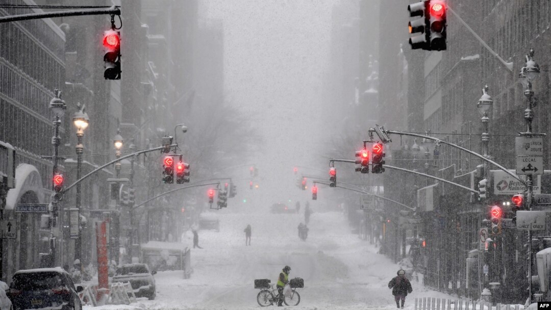 Bão tuyết tại Thành phố New York.