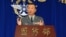 台湾国防部发言人陈中吉 (美国之音杨明拍摄)
