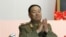 FILE - Recently executed then-Vice Marshal Hyon Yong Chol applauds during a meeting at the April 25 House of Culture announcing North Korean leader Kim Jong Un's new title of marshal.