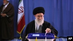 ຜູ້ນຳສູງສຸດຂອງອີຣ່ານ Ayatollah Khamenei (3 ມີນາ 2012)