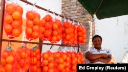 Fruit seller in Gaborone