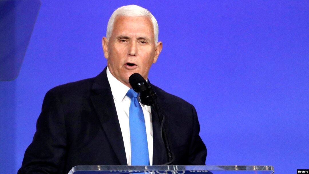 Mantan Wakil Presiden AS Mike Pence (foto: dok). 