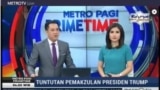 Laporan Langsung VOA untuk Metro Pagi Prime Time: Tuntutan Pemakzulan Presiden Trump