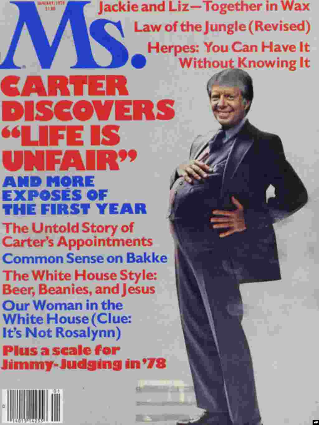 January 1978. Reproductive issues, such as the right to birth control and safe and legalized abortion were an important part of Ms. Magazine’s coverage. (Courtesy of Ms. Magazine)