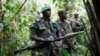 Patrouille des FARDC contre les rebelles des Forces démocratiques alliées (ADF) et de l'Armée nationale pour la libération de l'Ouganda (NALU) près de Beni, dans la province du Nord-Kivu, le 7 décembre 2018.