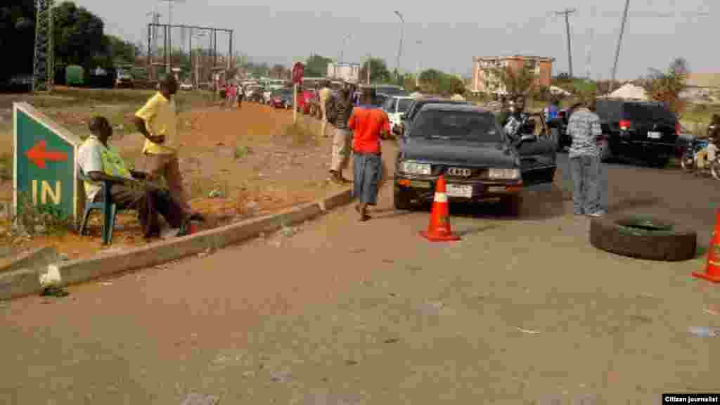 Layin Mai a gidan man NNPC Mega Station na Makurdi, Jihar Binuwai, Najeriya (Tijjani Mohammed)