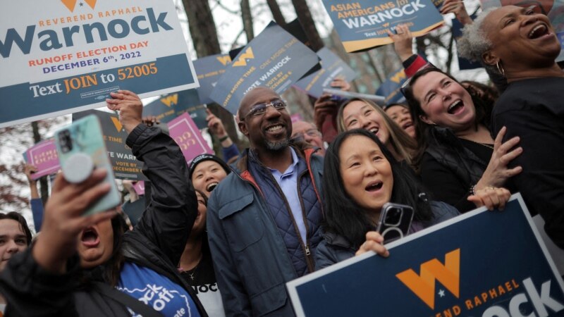 Democratic Sen. Warnock Wins Georgia Runoff Against Walker