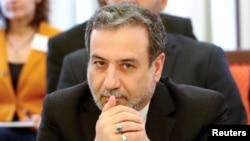 FILE - Abbas Araqchi, now foreign minister of Iraq, attends a meeting in Vienna, Austria, on June 28, 2019. Iranian media reported on Sept. 14, 2024, that Araqchi denounced U.S. and EU sanctions against Iran but said his country was open to diplomacy.