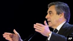 Francois Fillon, tsohon frai ministan Faransa