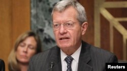 FILE - U.S. Senate Finance Committee Chairman Max Baucus