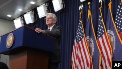 Federal Reserve Chairman Jerome Powell speaks during a news conference after the Federal Open Market Committee meeting at the Federal Reserve in Washington, Jan. 29, 2025.