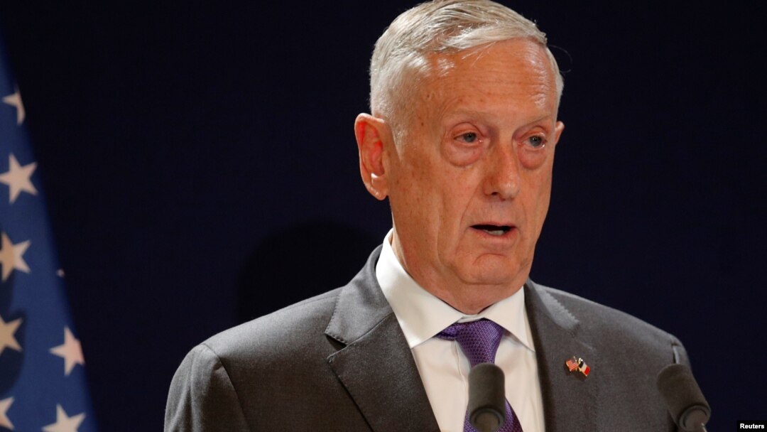 Menteri Pertahanan Amerika, Jim Mattis 