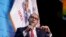 FILE - Republican presidential candidate Will Hurd speaks at the Iowa Faith and Freedom Coalition's banquet, Sept. 16, 2023, in Des Moines, Iowa. Hurd has suspended his Republican presidential bid