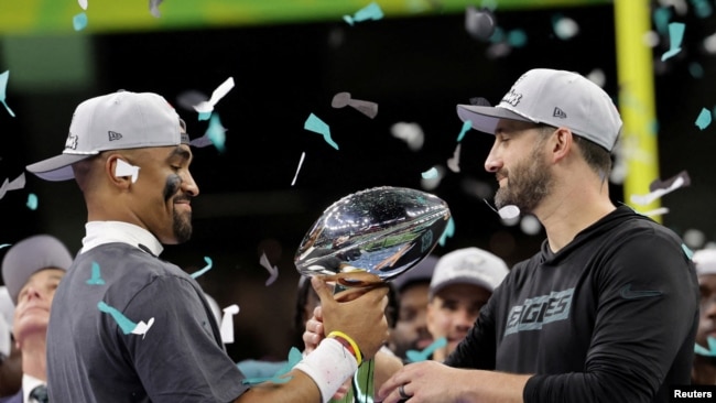 Con un marcador final de 40 a 22, los 'Eagles' de Filadelfia vencieron a los Kansas City Chiefs en el Súper Bowl disputado en Nueva Orleans