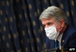 FILE - Congressman Michael McCaul questions witnesses during a hearing on Capitol Hill in Washington, Sept. 16, 2020.