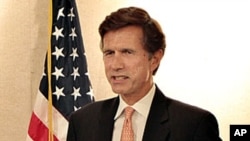 US Assistant Secretary of State Robert Blake speaks during a press conference in Colombo, Sri Lanka, September 14, 2011.