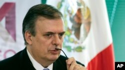 El secretario de Relaciones Exteriores de México, Marcelo Ebrard, aseguró que el tratado en sí, que fue aprobado por México, permanece “intacto”.