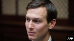 White House Senior Adviser Jared Kushner attends a meeting between US President Donald Trump and small business leaders in the Roosevelt Room at the White House in Washington, DC, on Jan. 30, 2017.