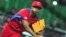 FILE - Cuba's Raciel Iglesias pitches a ball during the last preparation game for the World Baseball Classic (WBC) in Fukuoka, Japan, March 1, 2013. 