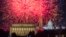 FILE - Fireworks burst on the National Mall above the Lincoln Memorial, Washington Monument and the U.S. Capitol building during Independence Day celebrations in Washington, Monday, July 4, 2022.