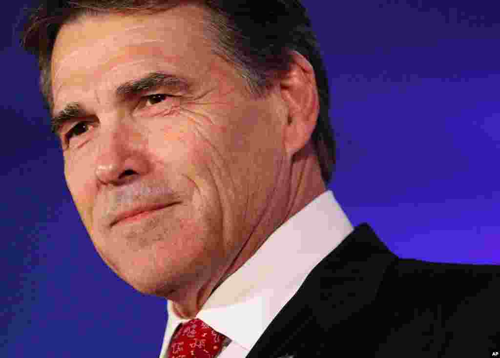 Rick Perry. Texas Governor is running in second or third place in most public opinion polls behind Romney. Perry has a strong record of job creation in Texas and appeals to economic and social conservatives, key voting blocs within the party. (Patrick S