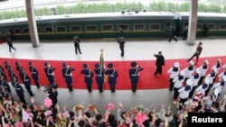 Sjevernokorejski diktator u Rusiju je stigao oklopnim vozom.