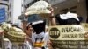 Indonesian migrant workers protest outside the Consulate General Indonesia in Hong Kong on May 6, 2007.