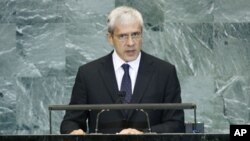 Boris Tadic, President of the Republic of Serbia, addresses the general debate of the 65th session of the United Nations General Assembly in New York, 25 Sep 2010