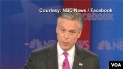 Jon Huntsman menyatakan mundur dari persaingan Capres Partai Republik (16/1) dan memberikan dukungan bagi Mitt Romney.