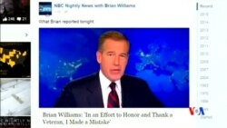 2015-02-11 美國之音視頻新聞: NBC主播威廉姆斯獲半年停薪停職處分