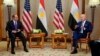 Американскиот претседател се сретна со египетскиот претседател Абдел Фатах ал-Сиси во Саудиска Арабија, 16 јули 2022 година