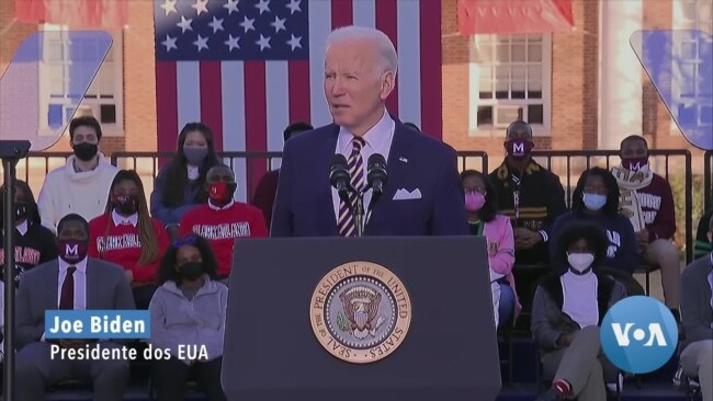 Biden pede aprovação da lei de direitos de voto, mas não oferece qualquer estratégia