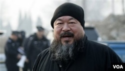 Seniman dan aktivis terkenal di Tiongkok, Ai Weiwei, yang kini berada dalam tahanan di Beijing.