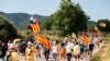 Separatists Protest Spanish Royals' Visit to Rural Catalonia 