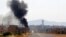 Smoke rises from Taybat al Imam town after rebel fighters from the hardline jihadist Jund al-Aqsa advanced in the town in Hama province, Syria August 31, 2016. 