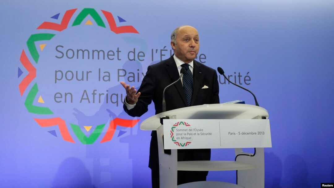 FILE - French Foreign Affairs Minister Laurent Fabius attends a news conference in Paris.