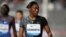 FILE - South Africa's Caster Semenya before the women's 800m at Khalifa International Stadium, Doha, Qatar, May 3, 2019.