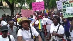 Meda m yo manifeste samdi 3 Avril la nan okazyon jounen nasyonal fanm yo