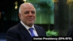  Iraqi Prime Minister Haidar al-Abadi in Tehran, Octobe 26, 2017