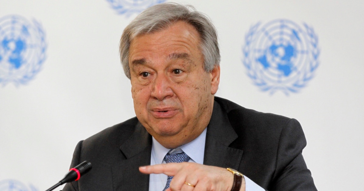 UN Chief Warns World Faces More Dangers in Year Ahead