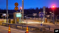Закритий пункт пропуску на кордоні Фінляндії та Росії, 18 листопада 2023. AP Photo/Sergei Grits