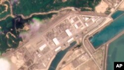 지난달 8일 위성에서 촬영한 중국 광둥성 타이산 원자력 발전소.