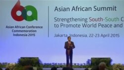 President Robert Mugabe At Asia-Africa Summit in Jakarta, Indonesia.