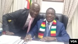 UMnu. Believe Gaule loMongameli Emmerson Mnangagwa