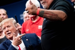 President Donald Trump speaks after signing an executive order regarding Medicare at Sharon L. Morse Performing Arts Center, Oct. 3, 2019, in The Villages, Florida.