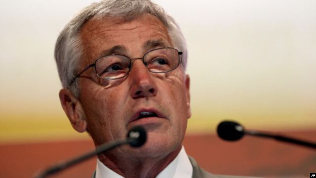 Chuck Hagel habló durante una cumbre sobre seguridad regional en Singapur.